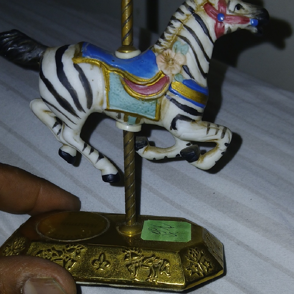 Vintage Carousel Horse Figurine